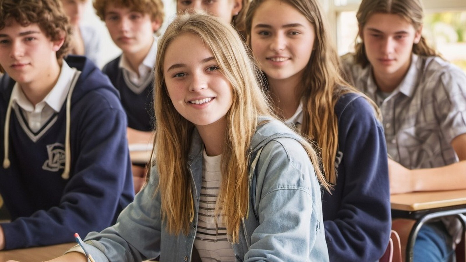 Ragazzi che fanno lezione