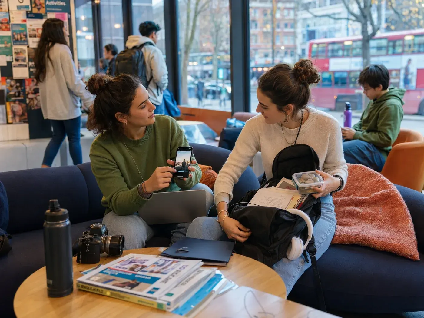 studentesse-lounge-scuola-lingua-londra