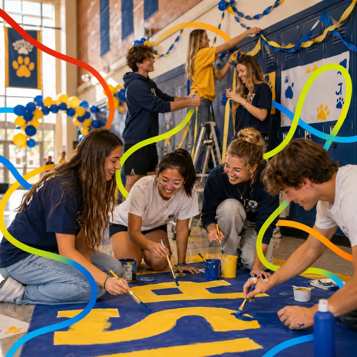studenti-homecoming-decorazioni-scuola