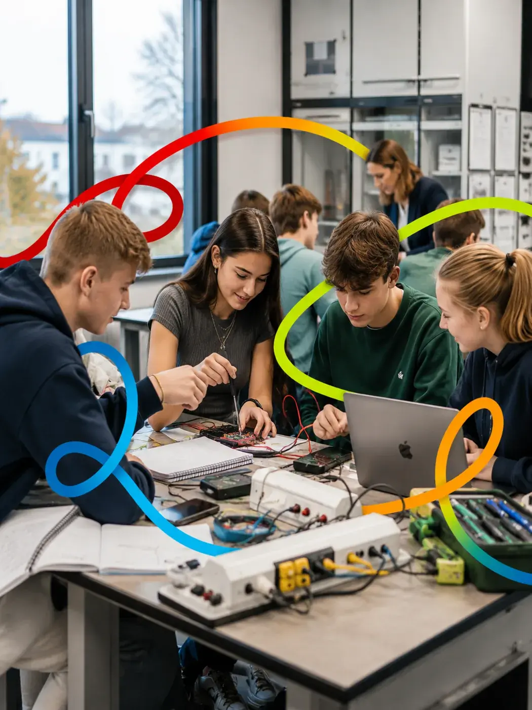 studenti-laboratorio-elettronica-germania-brand-verticale